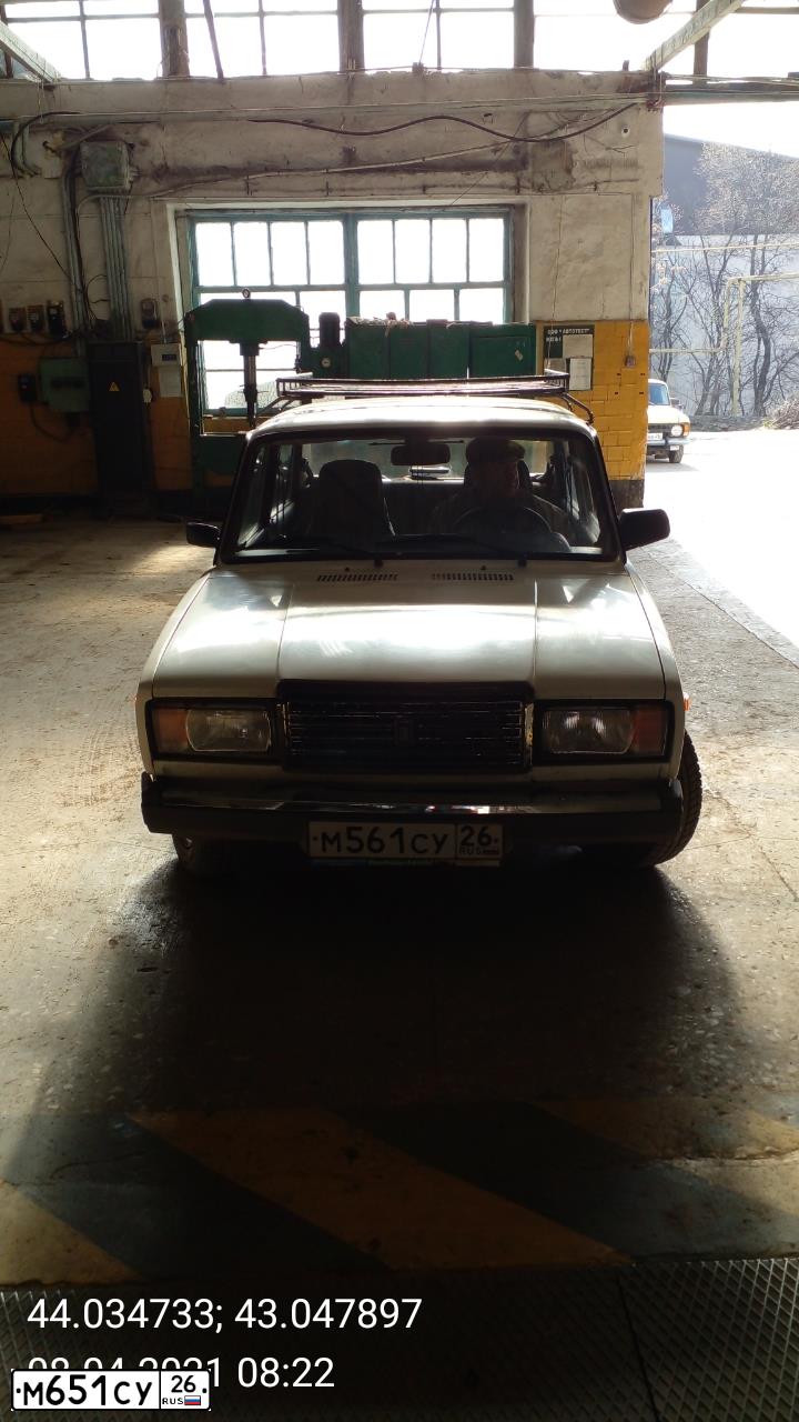 Фото автомобиля LADA 2107, 2010 — госномер Р991МВ07