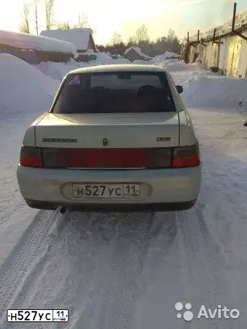 Фото автомобиля ВАЗ 21102, 2002 — госномер Р495УВ11. Цвет: СЕРЕБРИСТО ЖЕЛТО-ЗЕЛЕНЫЙ