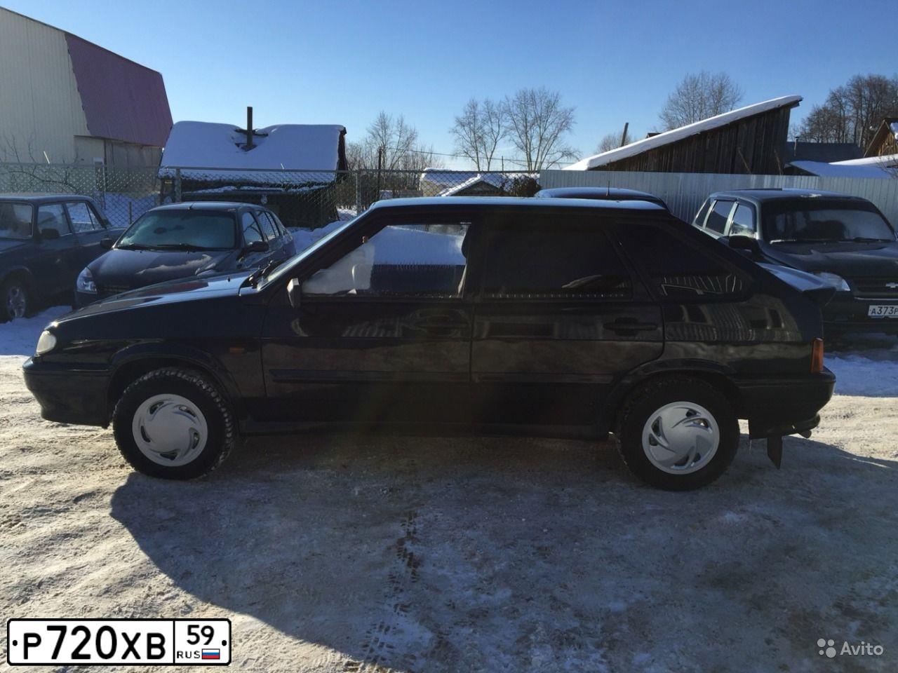 Фото автомобиля LADA 2114 SAMARA, 2009 — госномер У438УО152. Цвет: Сине-Черный