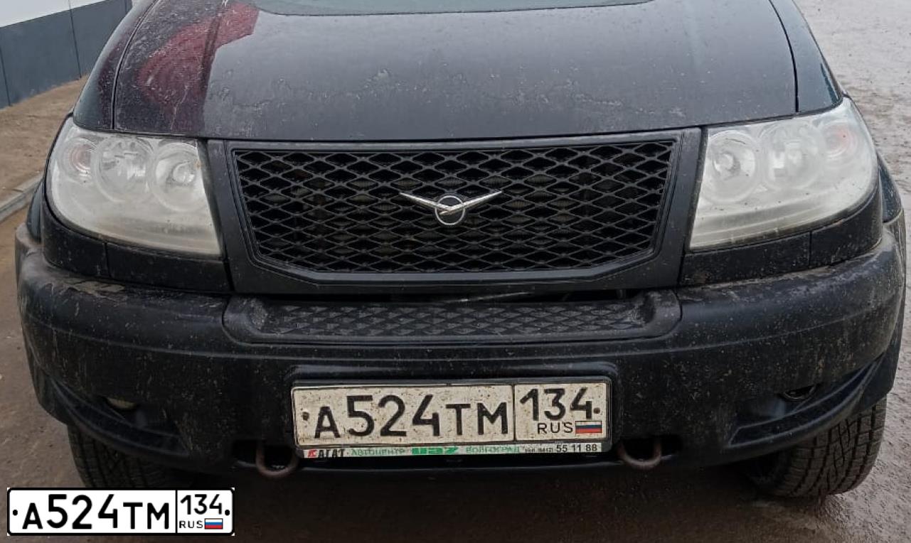 Фото автомобиля UAZ 3163 PATRIOT, 2013 — госномер А524ТМ134. Цвет: АВАНТЮРИН МЕТАЛЛИК
