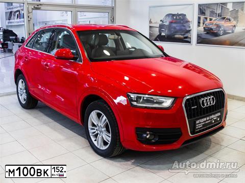 Фото автомобиля AUDI Q3, 2013 — госномер М100ВК152. Цвет: Красный