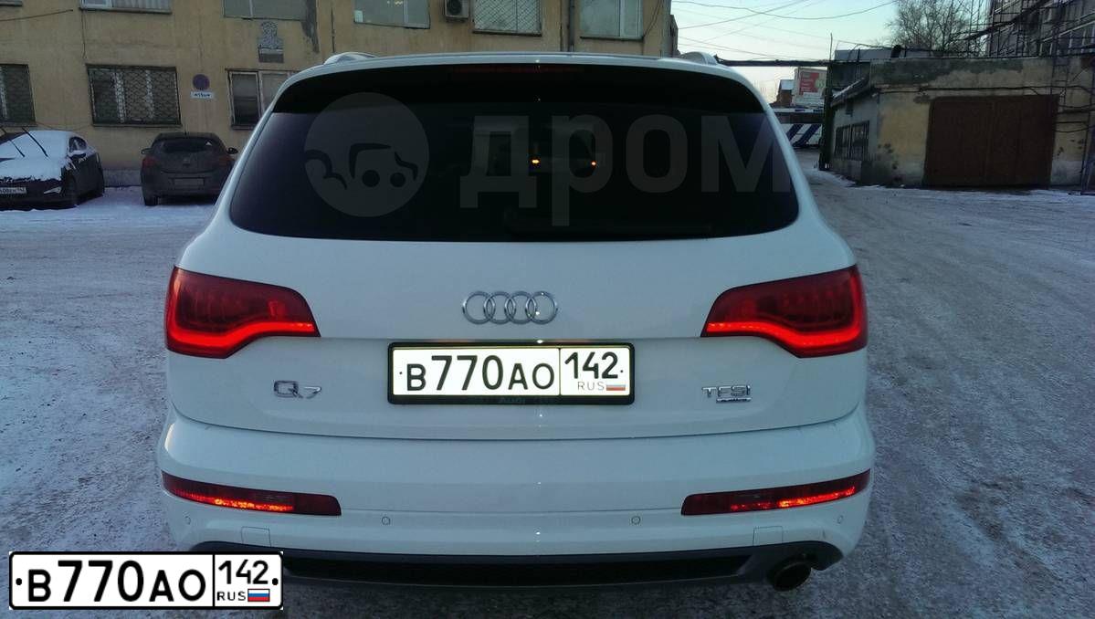 Фото автомобиля АУДИ Q7, 2011 — госномер Е270ХА185. Цвет: Белый