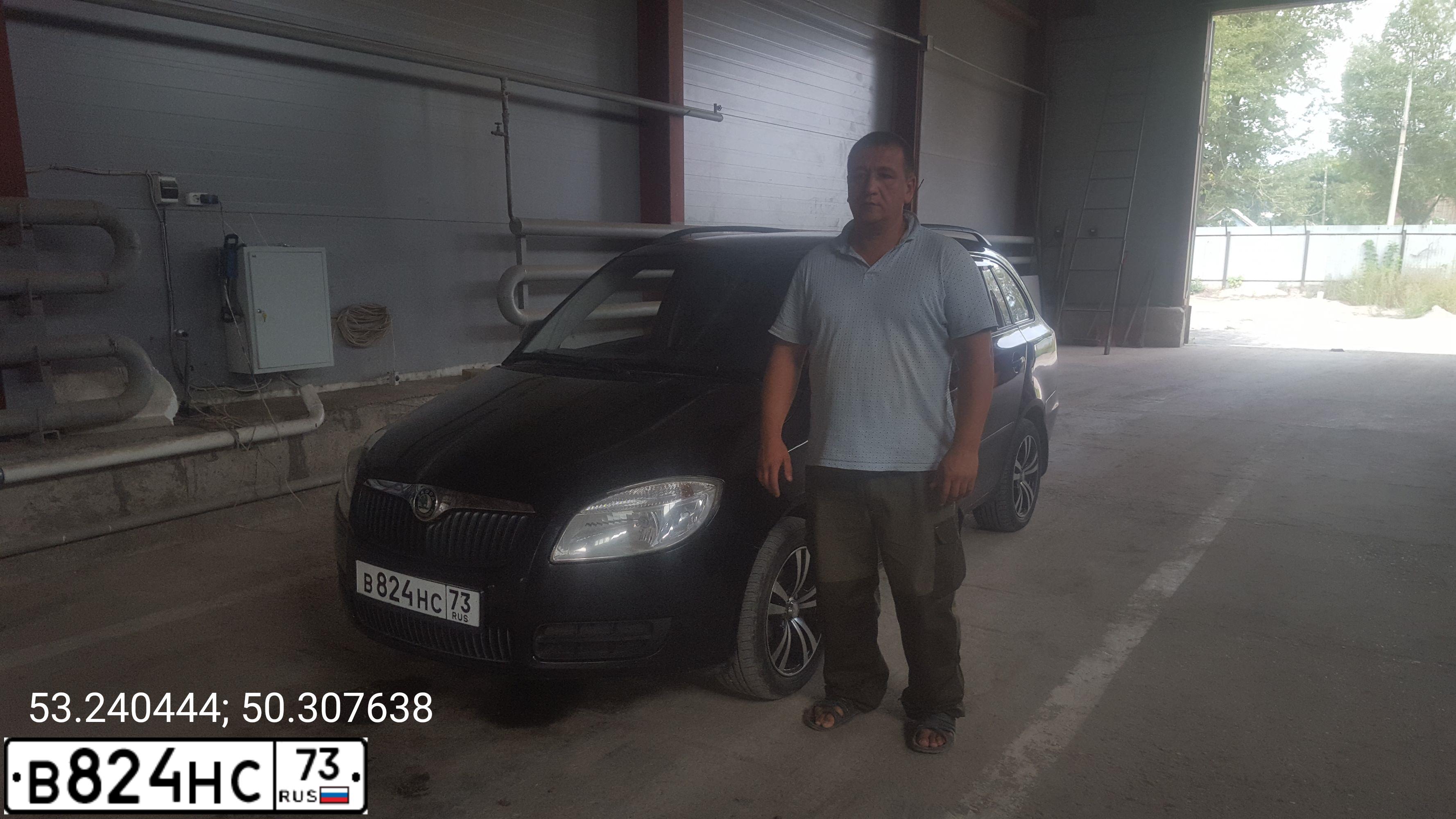 Фото автомобиля SKODA FABIA, 2008 — госномер М978КО763. Цвет: ЧЕРНЫЙ