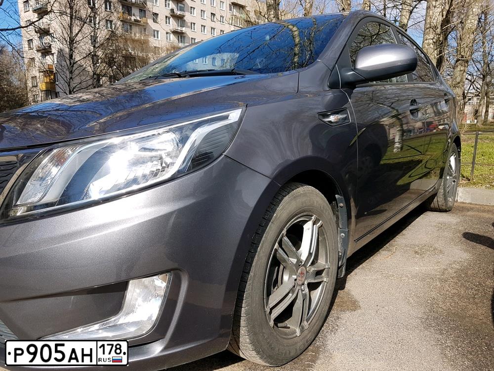 Фото автомобиля KIA RIO, 2013 — госномер А918ЕН147. Цвет: СЕРЫЙ