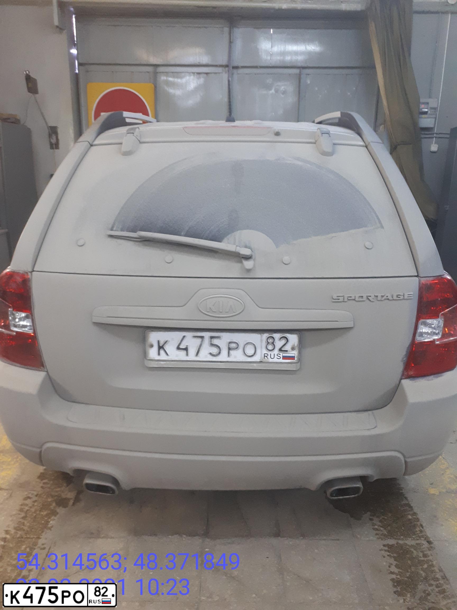 Фото автомобиля KIA SPORTAGE, 2010 — госномер Е354АЕ197
