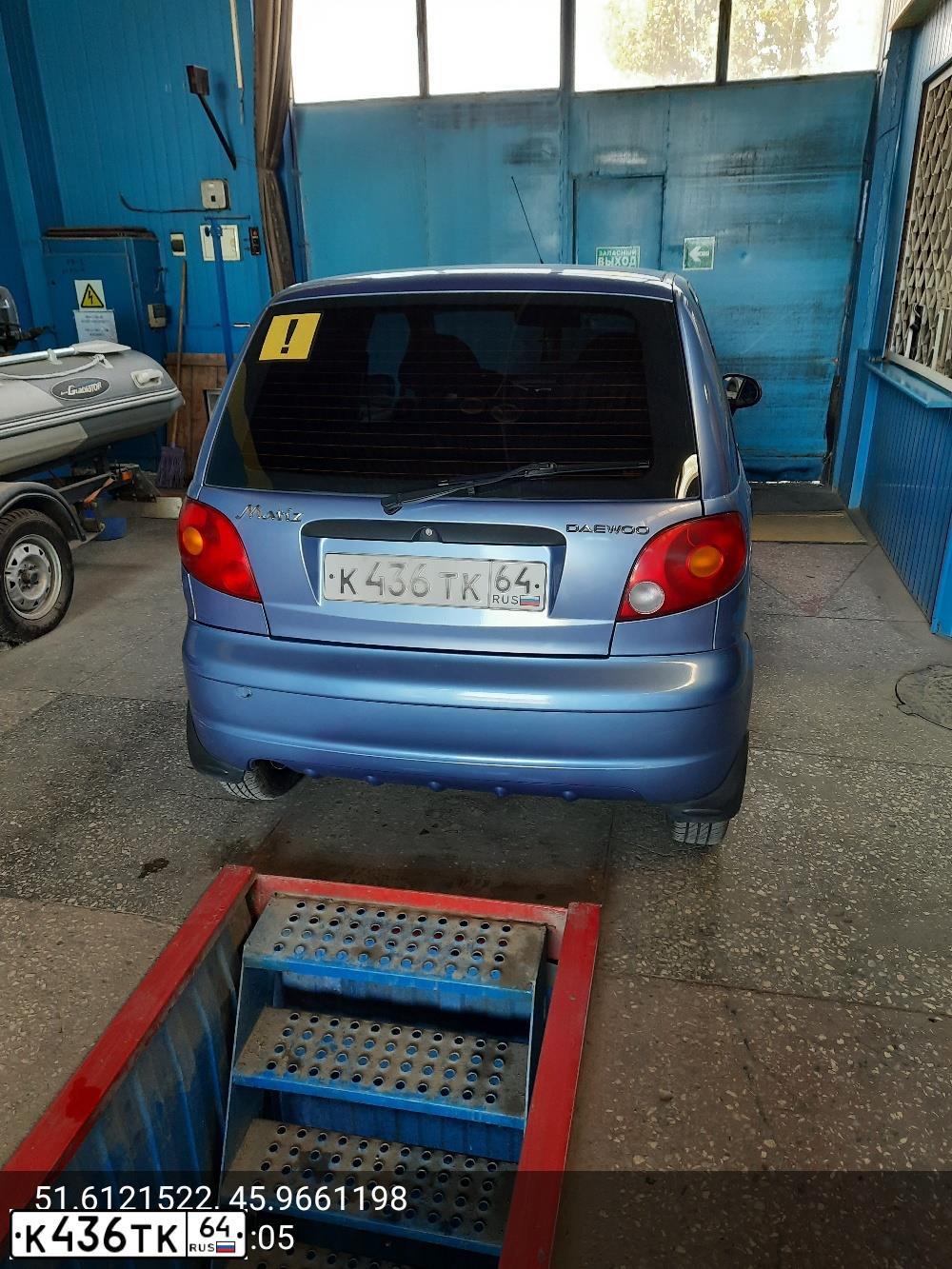 Фото автомобиля DAEWOO MATIZ, 2007 — госномер Р084НО136