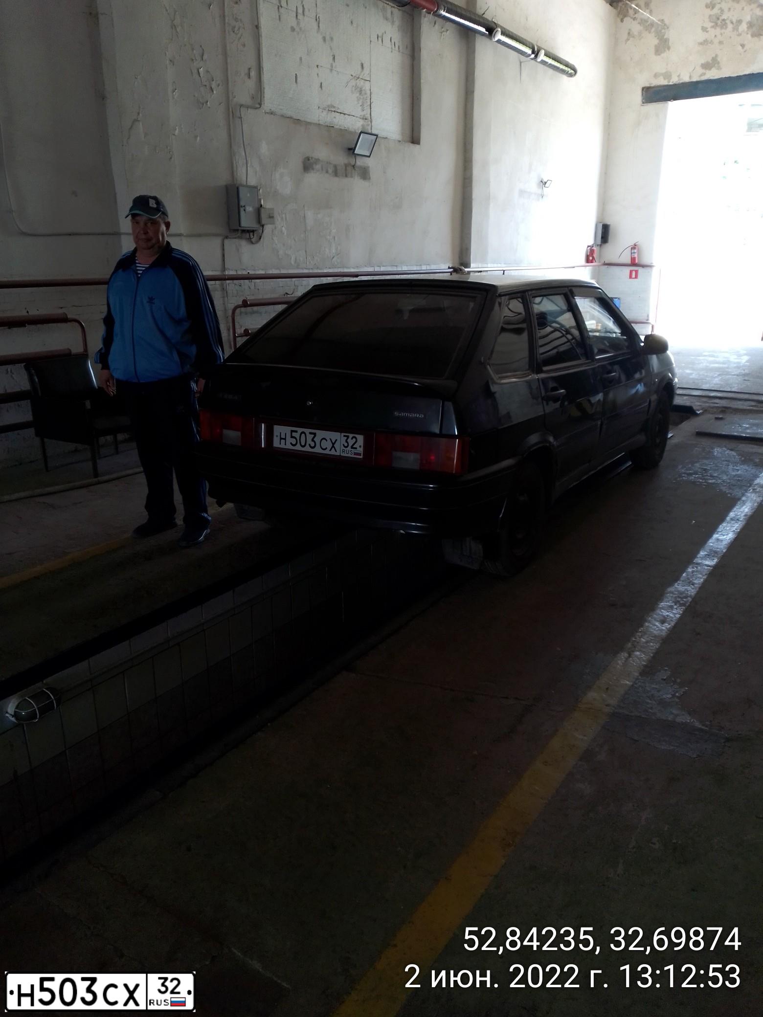 Фото автомобиля ВАЗ 21140 LADA SAMARA, 2006 — госномер Н503СХ32. Цвет: ГРАФИТОВЫЙ МЕТАЛИК