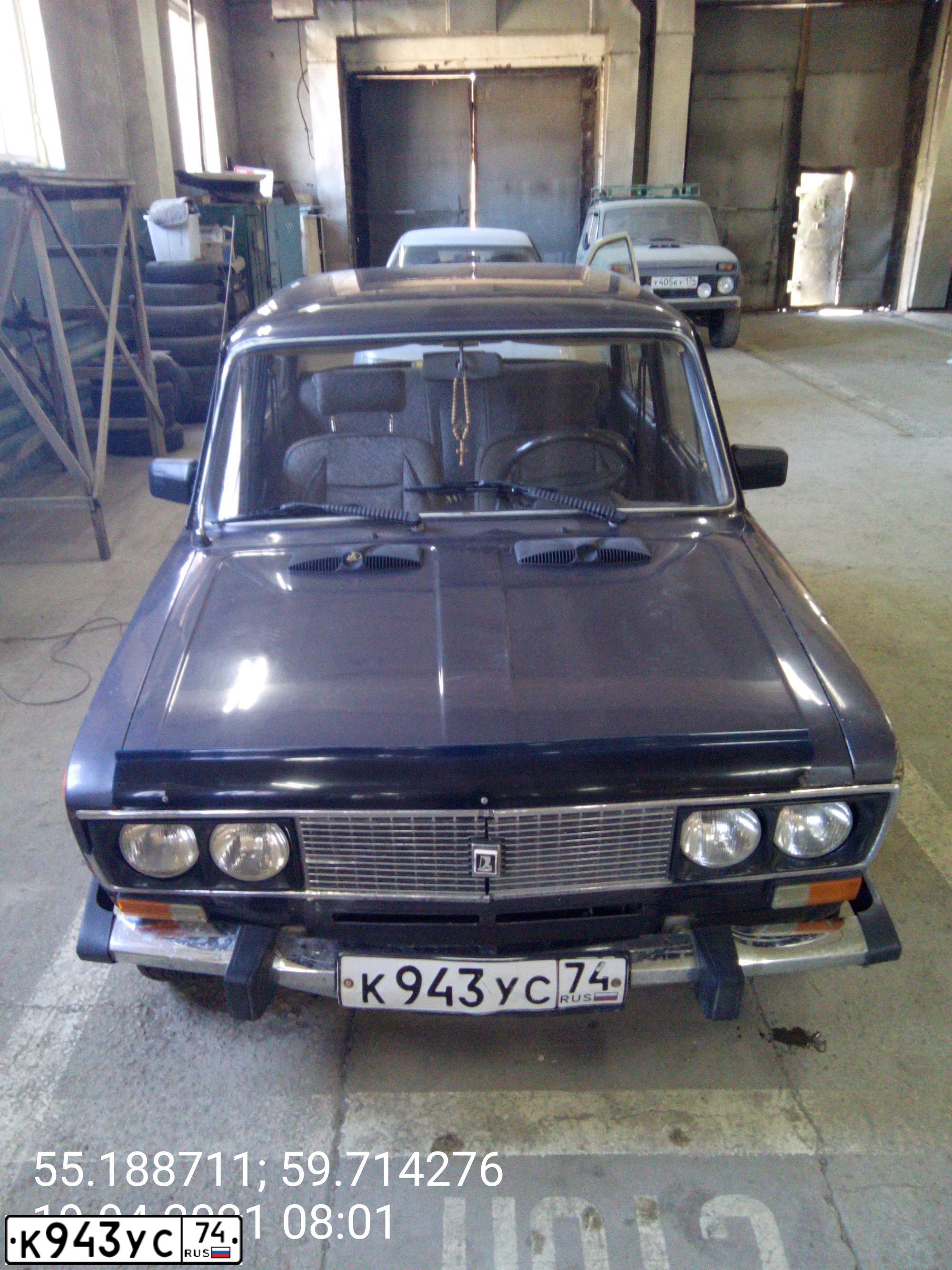 Фото автомобиля LADA 2106, 2000 — госномер К943УС74. Цвет: ФИОЛЕТОВЫЙ