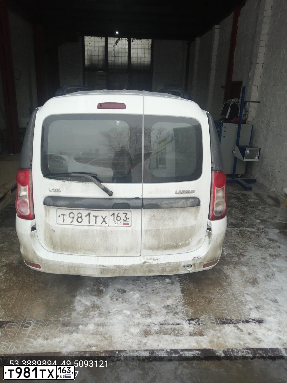 Фото автомобиля LADA LARGUS, 2014 — госномер Х866АТ763. Цвет: БЕЛЫЙ