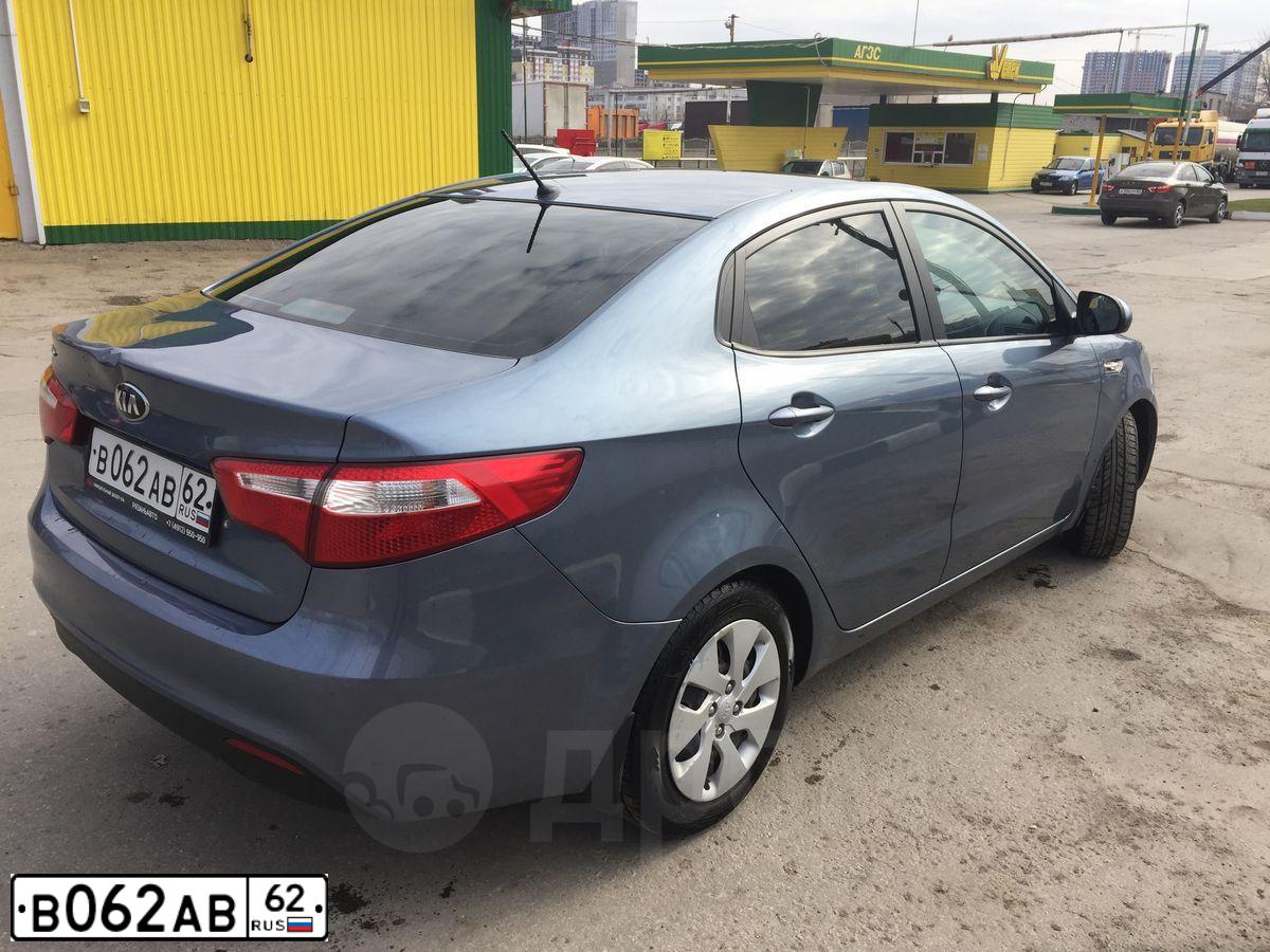 Фото автомобиля KIA RIO, 2014 — госномер С839ТК62. Цвет: ГОЛУБОЙ