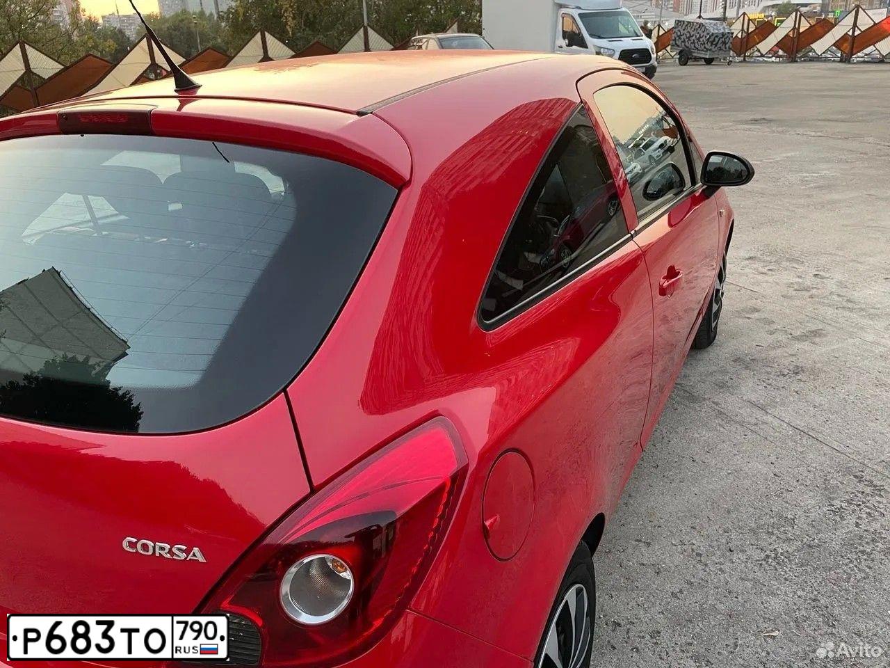 Фото автомобиля OPEL CORSA, 2008 — госномер С898ММ150. Цвет: Красный