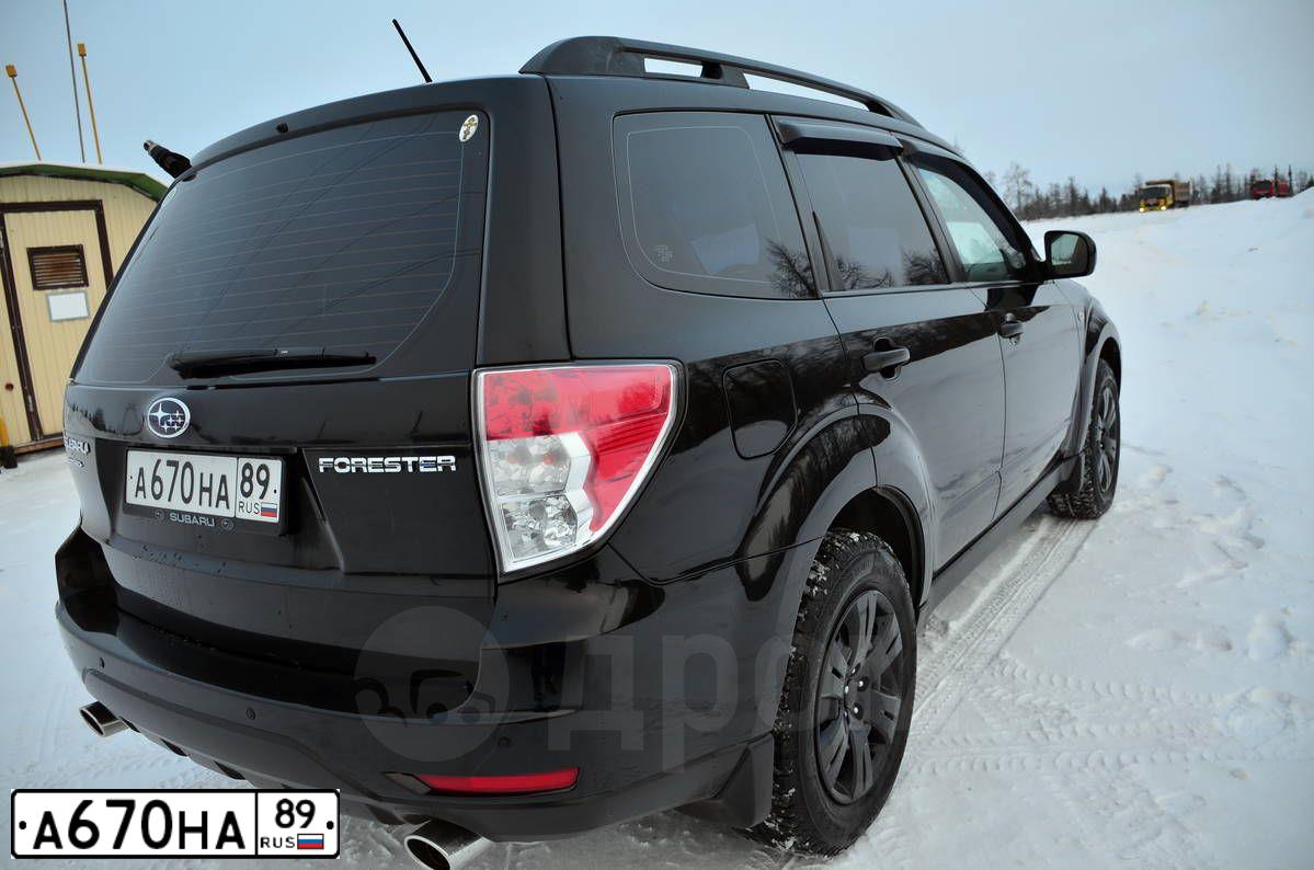 Фото автомобиля SUBARU FORESTER, 2011 — госномер А670НА89. Цвет: ЧЕРНЫЙ