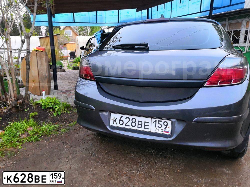Фото автомобиля OPEL ASTRA, 2008 — госномер А696СВ159. Цвет: ТЕМНО СЕРЫЙ