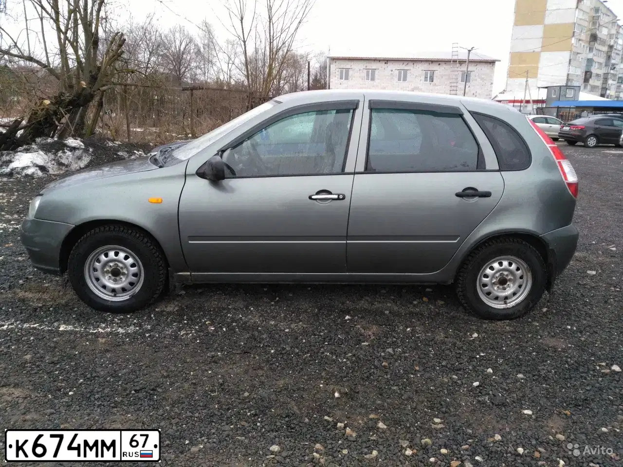Фото автомобиля LADA 1119 KALINA, 2007 — госномер О450ВС32. Цвет: ТЕМНО-СЕРЫЙ