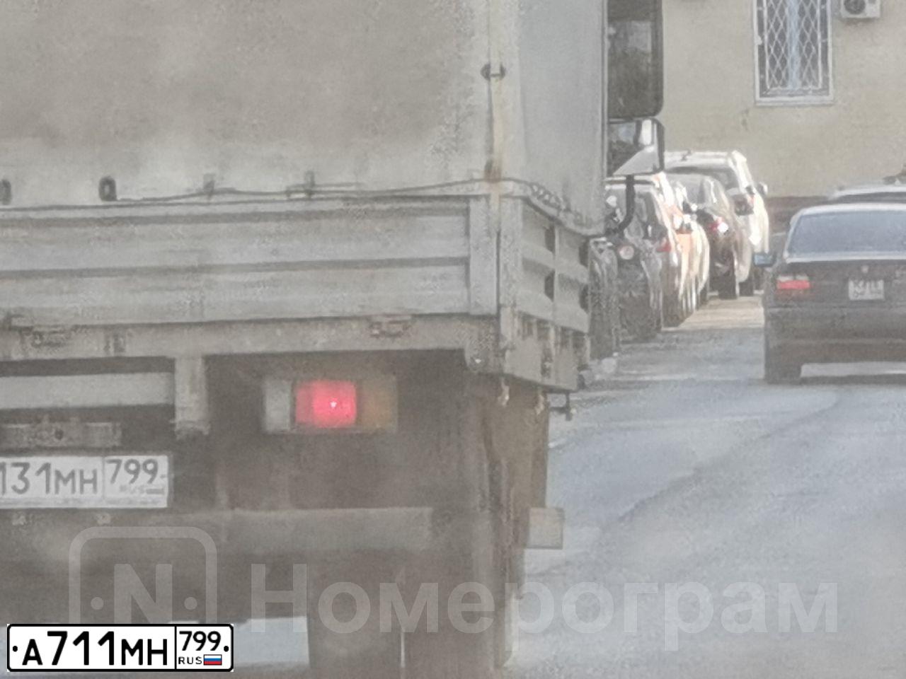 Фото автомобиля GAZ 3302 EL, 2018 — госномер А711МН799. Цвет: БЕЛЫЙ