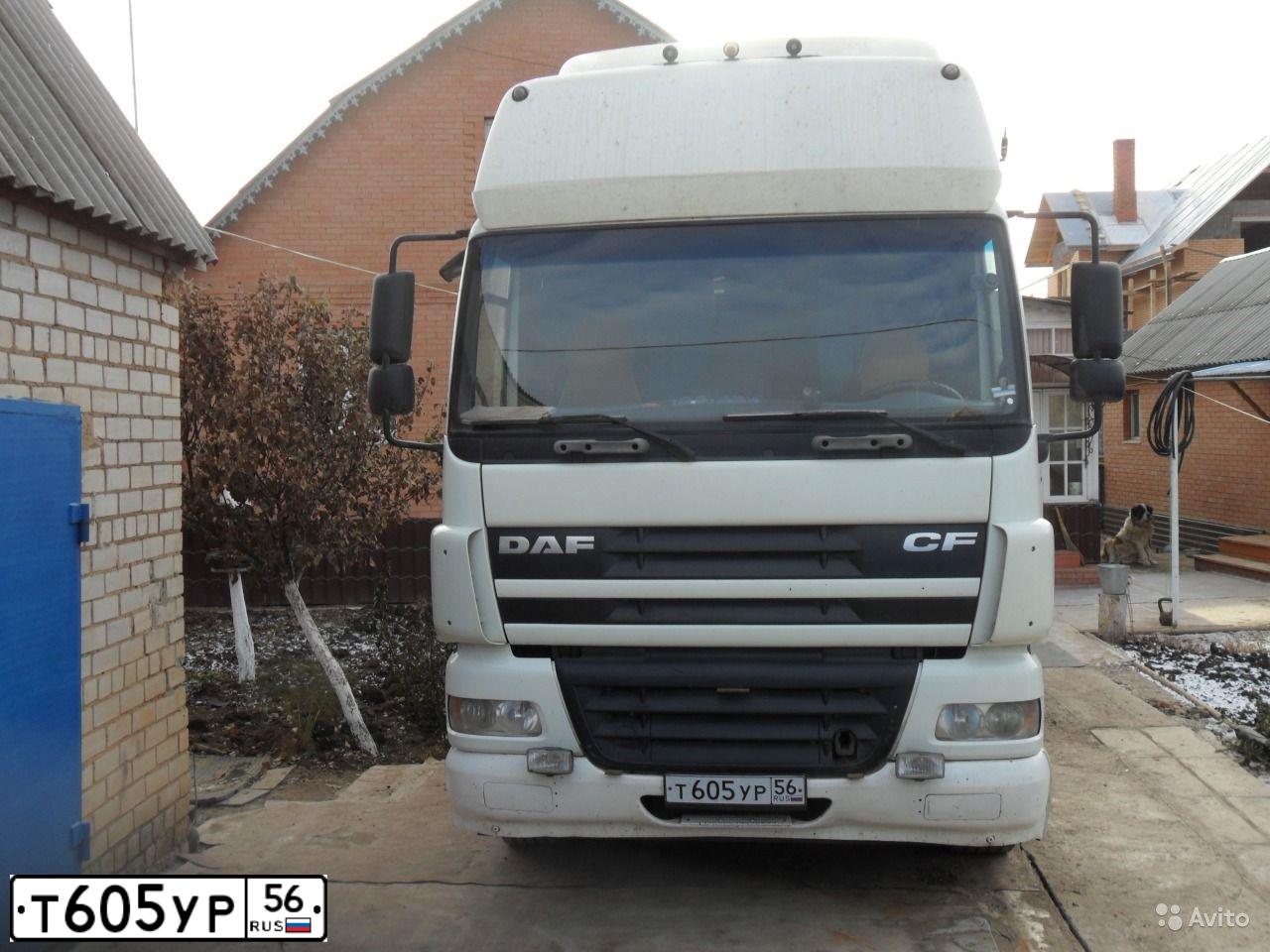 Фото автомобиля DAF CF 85 FT /4X2/, 2006 — госномер Р838УА58. Цвет: Белый