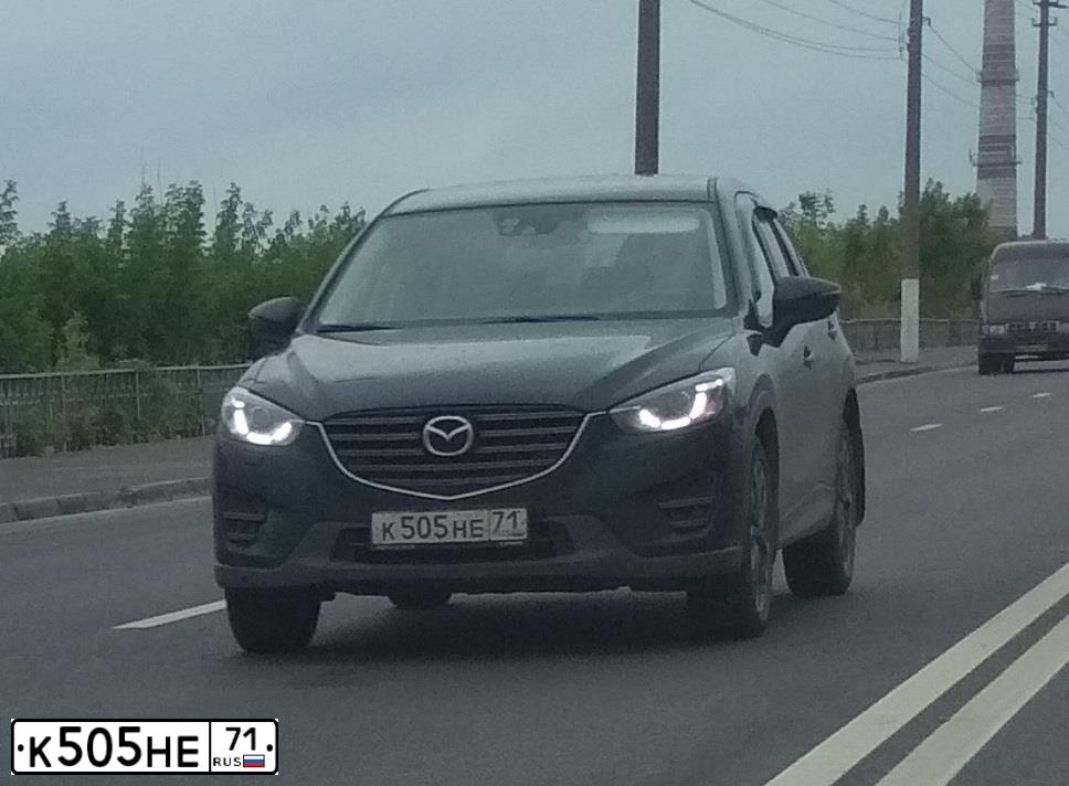Фото автомобиля HYUNDAI SANTA FE, 2008 — госномер О733СХ71. Цвет: ЧЕРНЫЙ