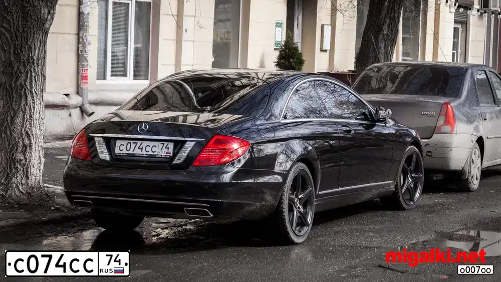 Фото автомобиля MERCEDES M-KLASSE, 2007 — госномер С074СС74. Цвет: СЕРО-БЕЖЕВЫЙ