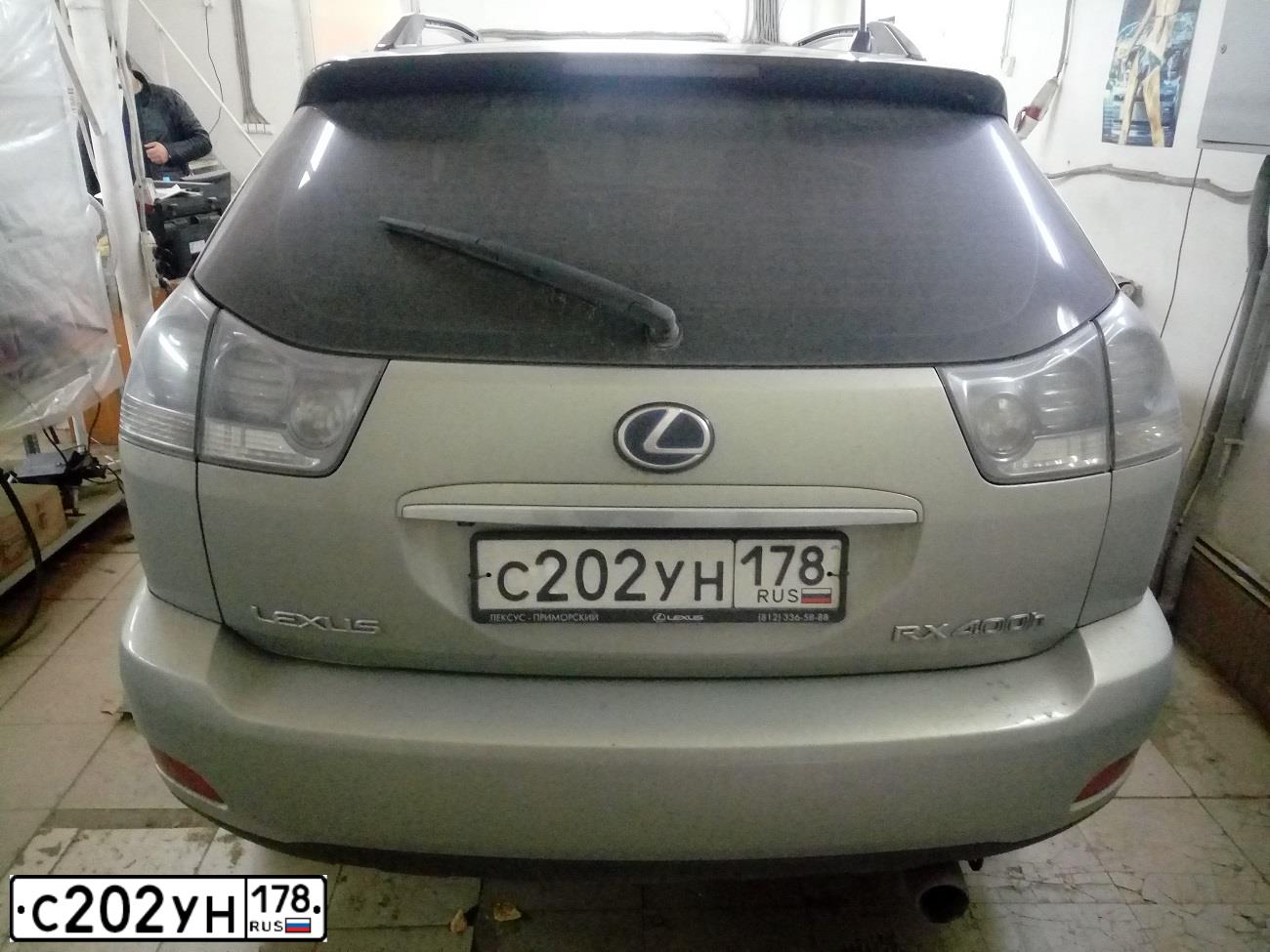 Фото автомобиля LEXUS RX, 2007 — госномер С202УН178. Цвет: СВЕТЛО-ОЛИВКОВЫЙ