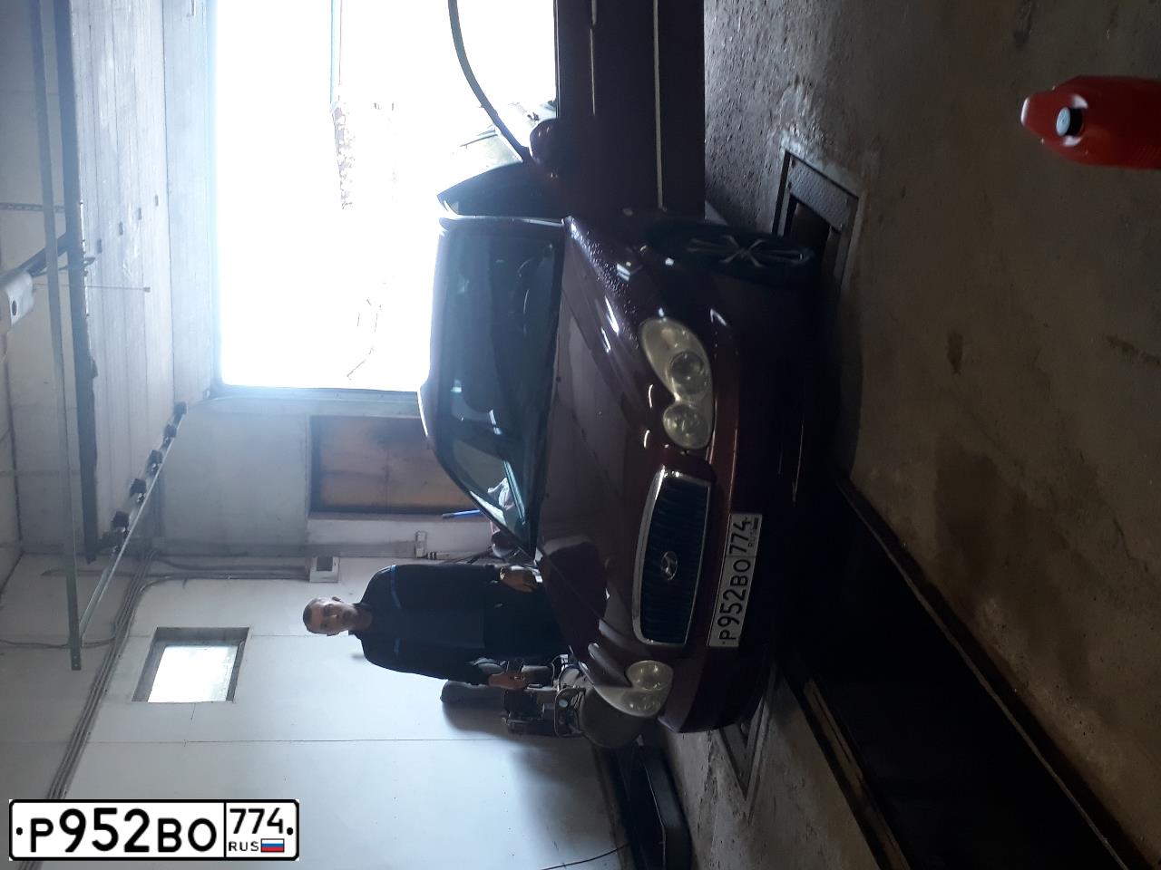 Фото автомобиля TAGAZ SONATA, 2007 — госномер В222ВМ102. Цвет: Красный