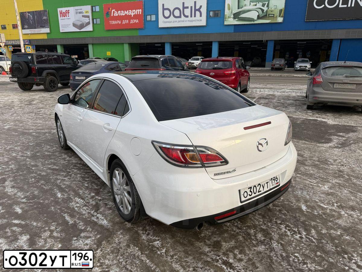 Фото автомобиля MAZDA 6, 2011 — госномер М090СХ174. Цвет: БЕЛЫЙ