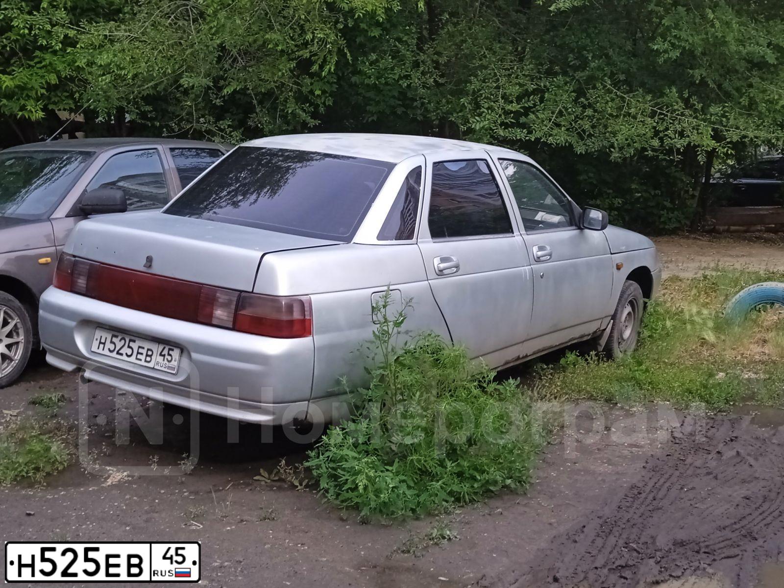 Фото автомобиля LADA 2110, 2001 — госномер Н525ЕВ45. Цвет: СВЕТЛО-СЕРЕБРИСТЫЙ МЕТАЛЛИК