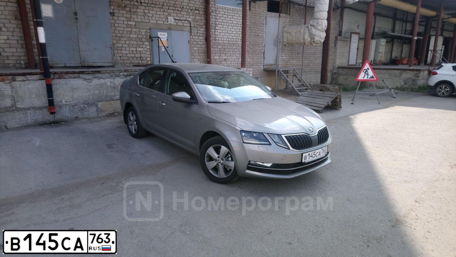 Фото автомобиля SKODA OCTAVIA, 2020 — госномер М096МХ702. Цвет: Коричневый