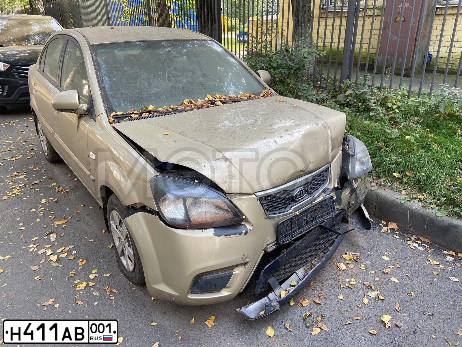 Фото автомобиля KIA RIO, 2011 — госномер К772ТО93. Цвет: БЕЖЕВЫЙ