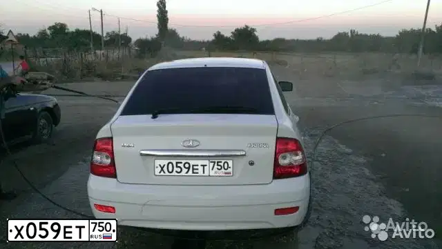 Фото автомобиля LADA 2172 PRIORA, 2011 — госномер С220НО05. Цвет: Белый