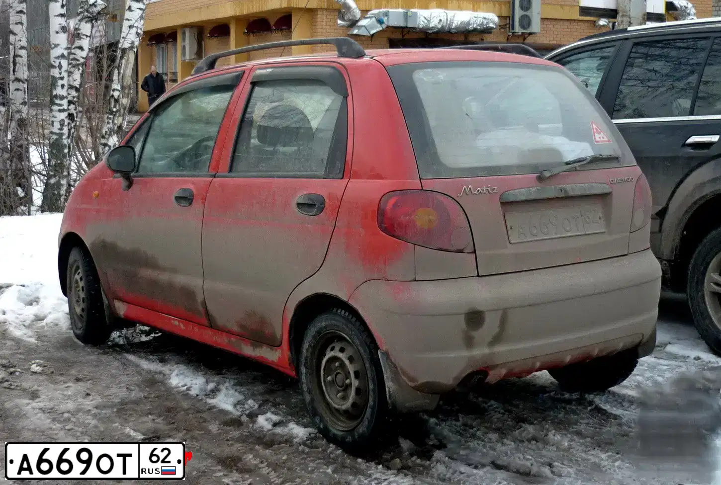 Фото автомобиля ДЭУ МАТИЗ, 2004 — госномер А240ТС69. Цвет: КРАСНЫЙ (КОРРИДА)