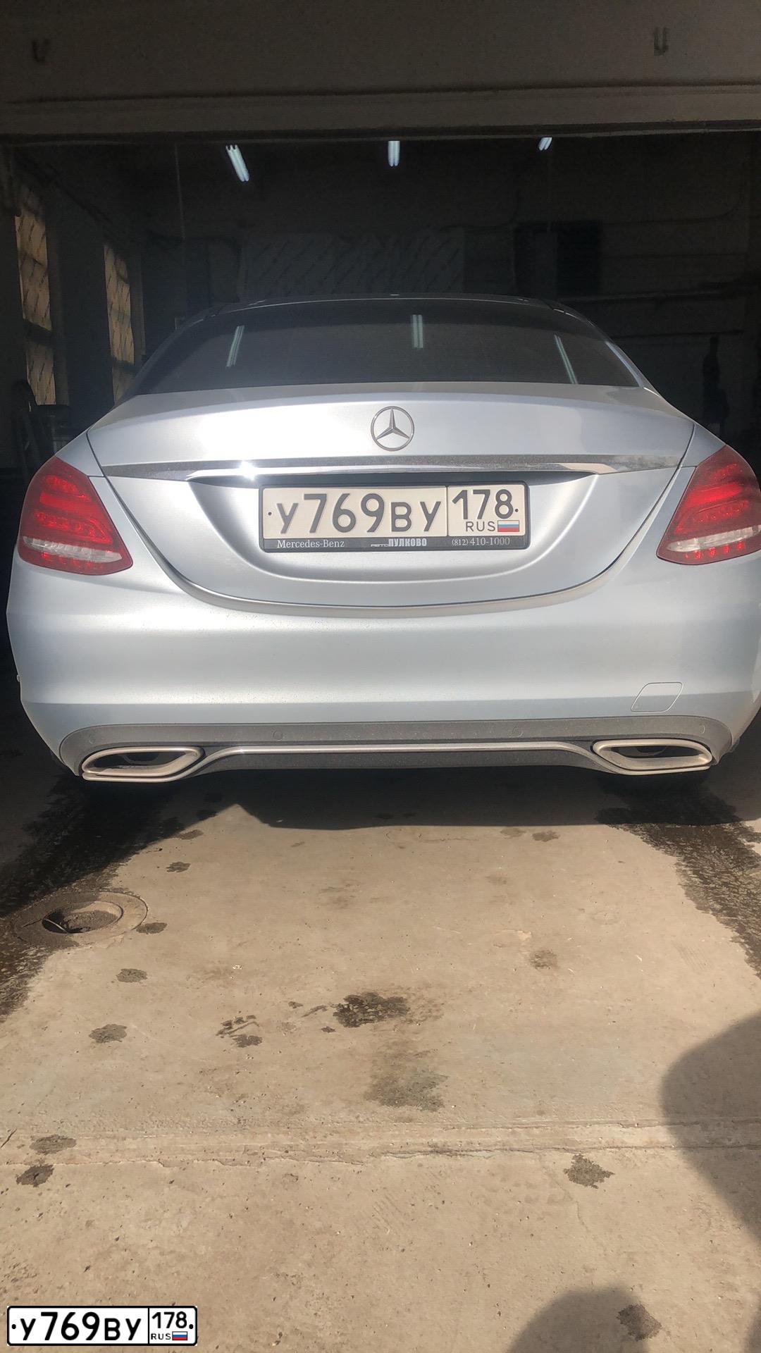 Фото автомобиля MERCEDES C-KLASSE, 2015 — госномер У769ВУ178. Цвет: СЕРЕБРИСТЫЙ