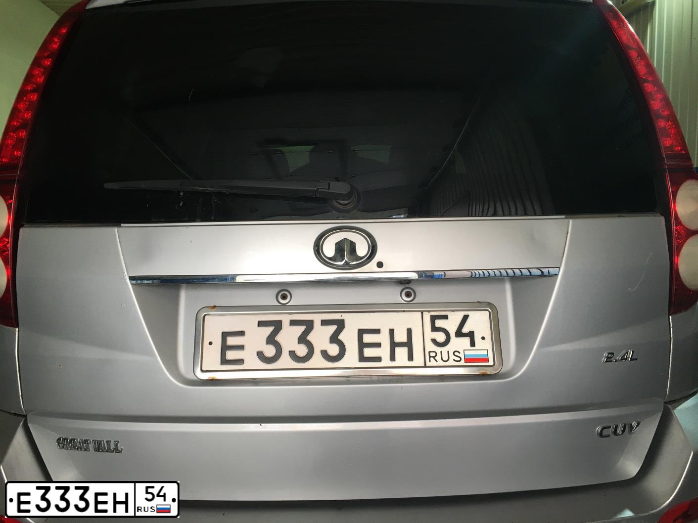 Фото автомобиля GREAT WALL H5, 2013 — госномер В776РК26. Цвет: СВЕТЛО СЕРЫЙ