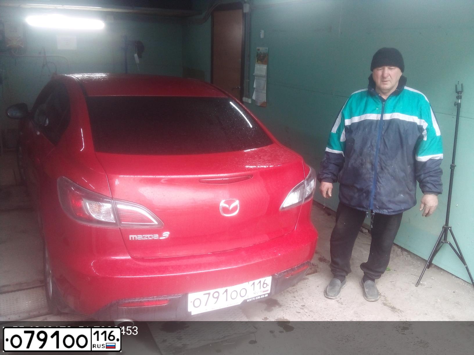 Фото автомобиля KIA RIO, 2011 — госномер О791ОО116. Цвет: СЕРЕБРИСТЫЙ