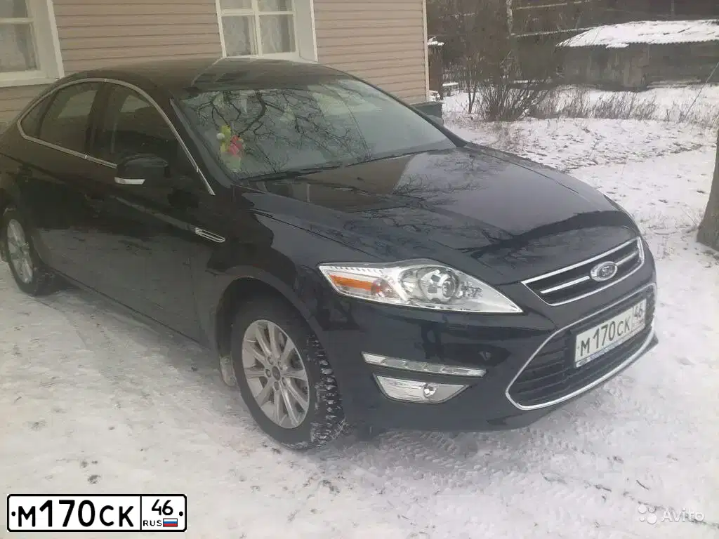 Фото автомобиля FORD MONDEO, 2011 — госномер М170СК46. Цвет: ЧЕРНЫЙ