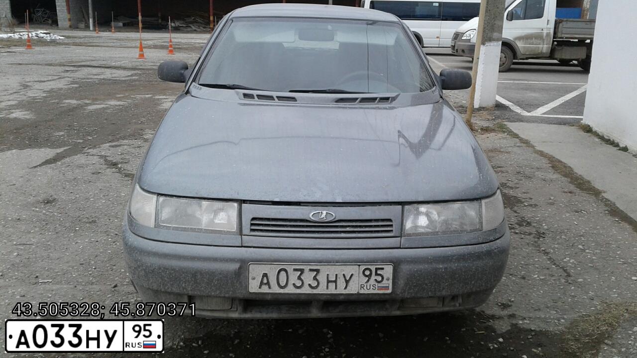 Фото автомобиля LADA 2170 PRIORA, 2011 — госномер А033РУ95. Цвет: Белый