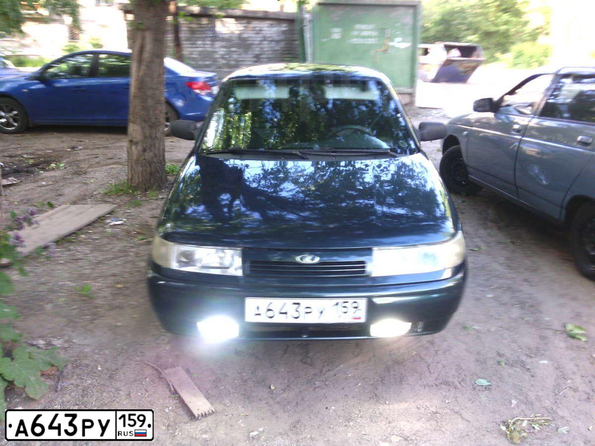 Фото автомобиля LADA 2110, 2007 — госномер А643РУ159. Цвет: ТЕМНО-ЗЕЛЕНЫЙ
