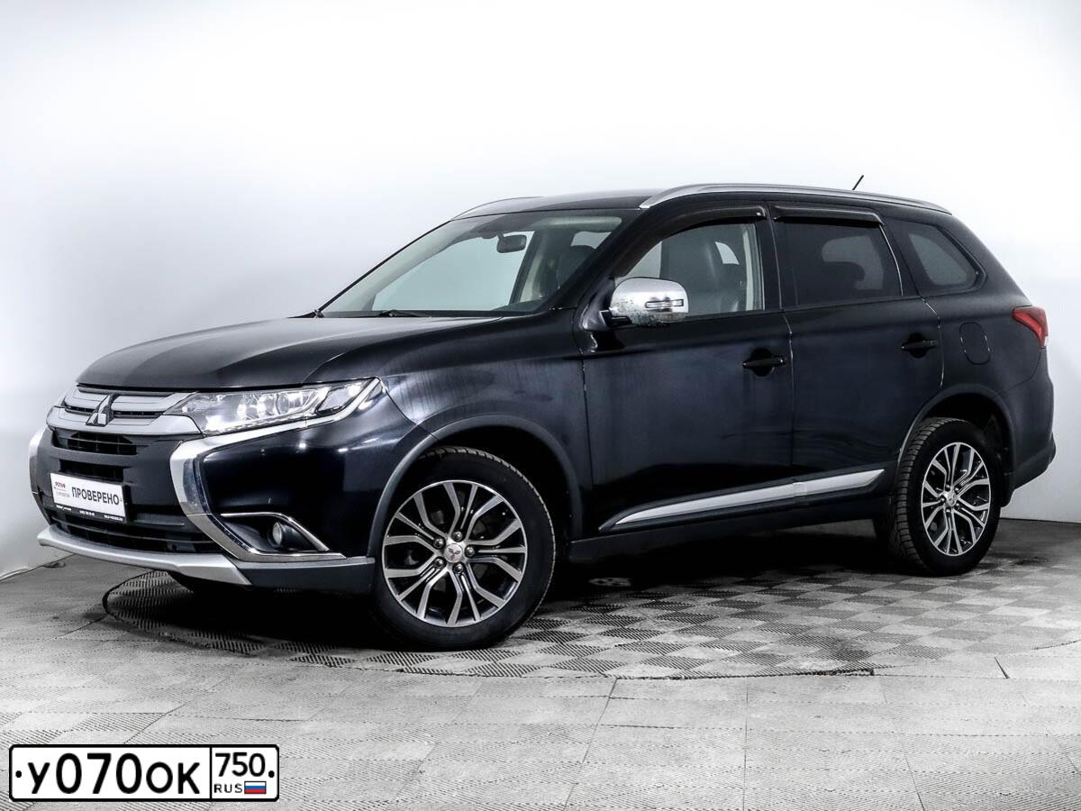 Фото автомобиля MITSUBISHI OUTLANDER, 2015 — госномер М378ТК790. Цвет: ЧЕРНЫЙ