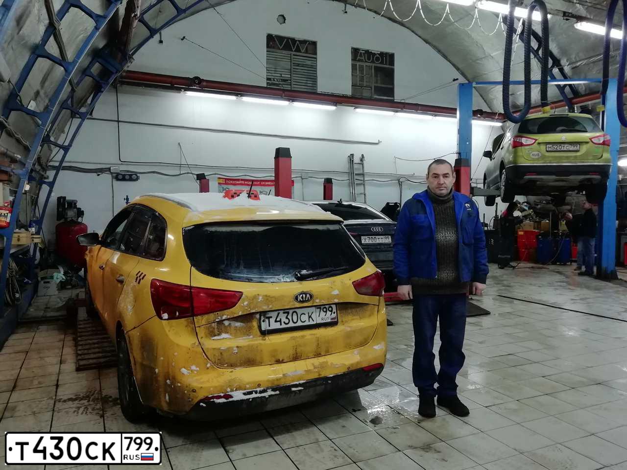 Фото автомобиля KIA CEE'D, 2015 — госномер Т474АХ550. Цвет: БЕЛЫЙ-ЖЕЛТЫЙ-СЕРЫЙ