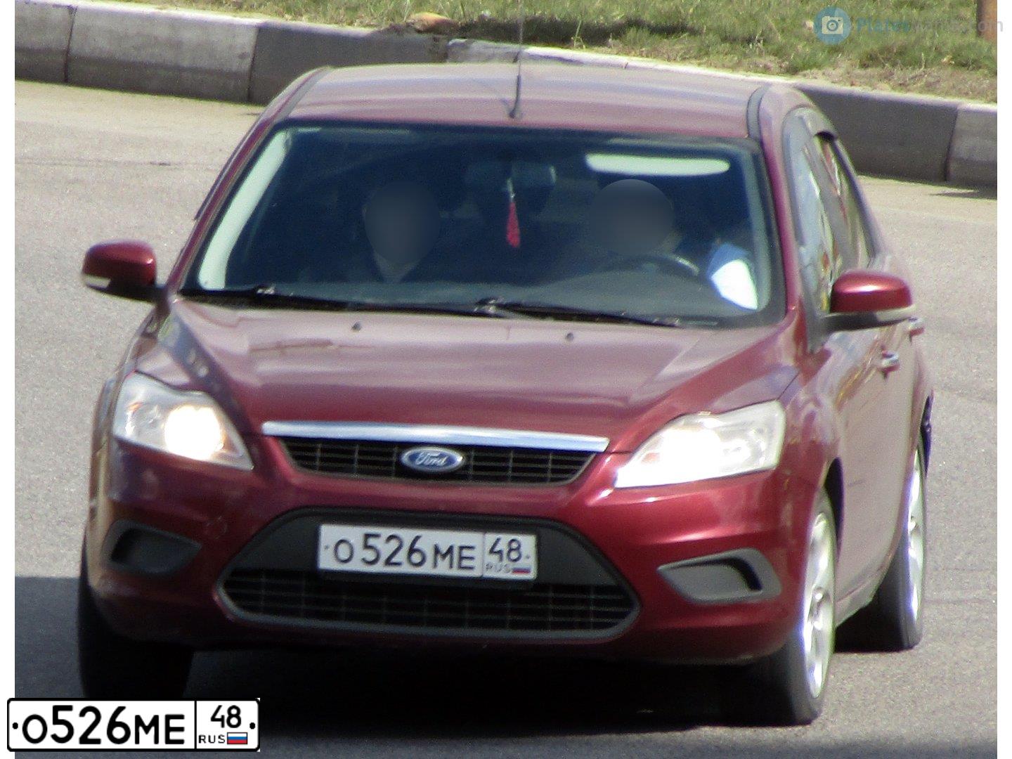 Фото автомобиля FORD D FOCUS, 2008 — госномер М189РТ150. Цвет: ВИШНЕВЫЙ