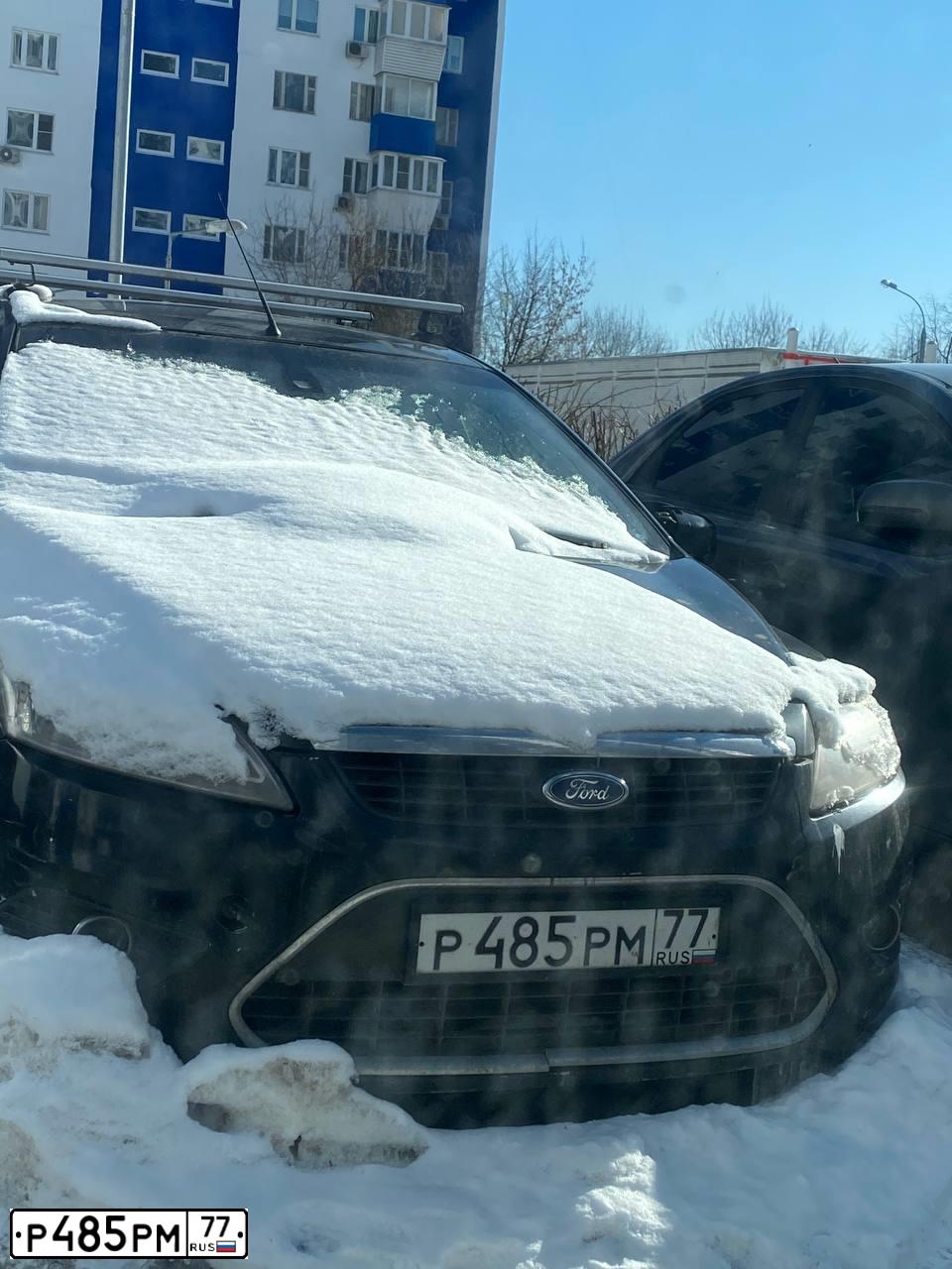 Фото автомобиля FORD FOCUS, 2008 — госномер Х237ЕА199. Цвет: ЧЕРНЫЙ