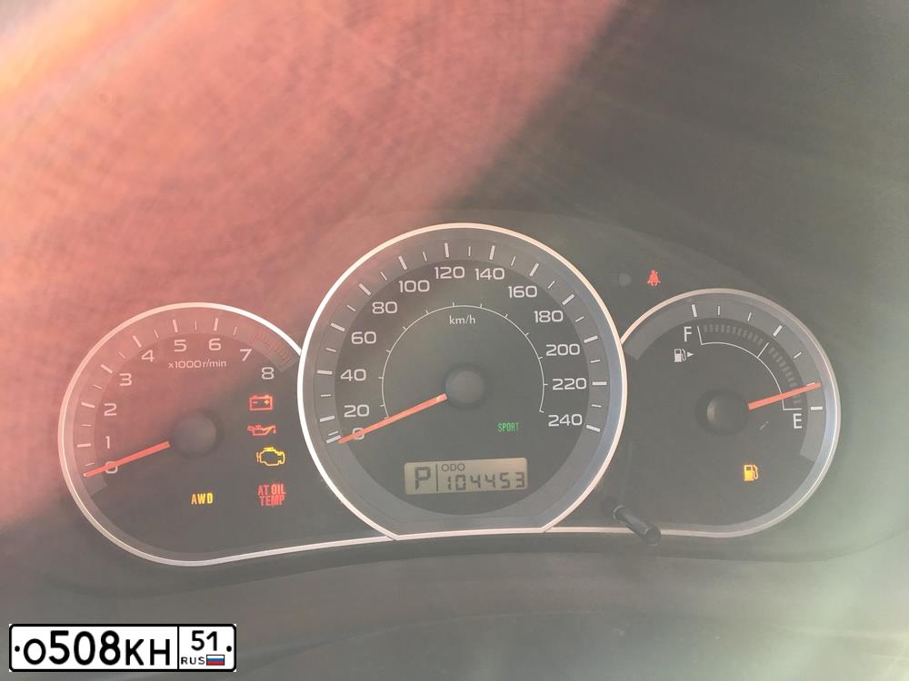 Фото автомобиля SUBARU IMPREZA, 2008 — госномер С175КУ51. Цвет: ЧЕРНЫЙ
