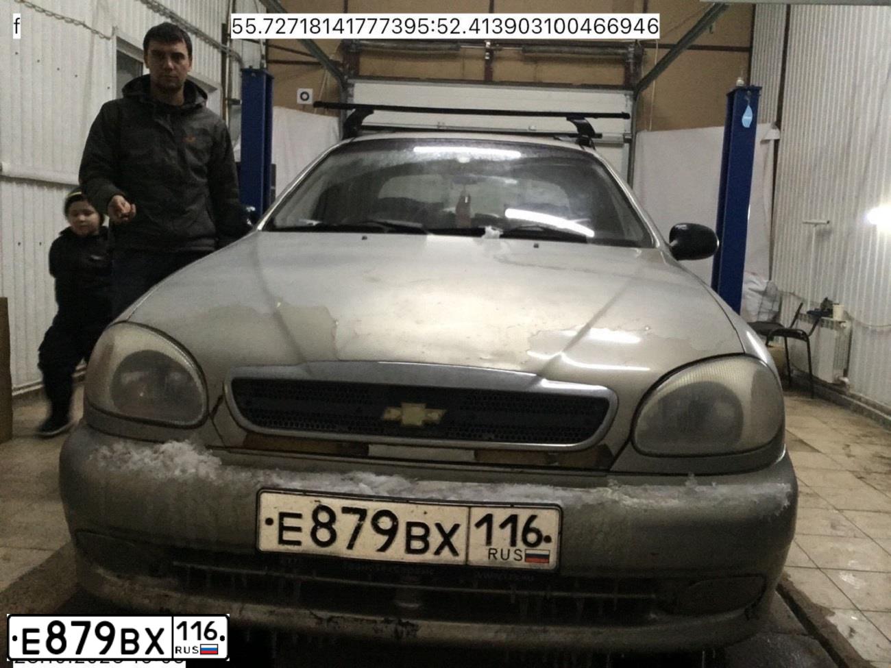 Фото автомобиля ZAZ LANOS, 2007 — госномер Е879ВХ116. Цвет: СЕРЕБРИСТЫЙ