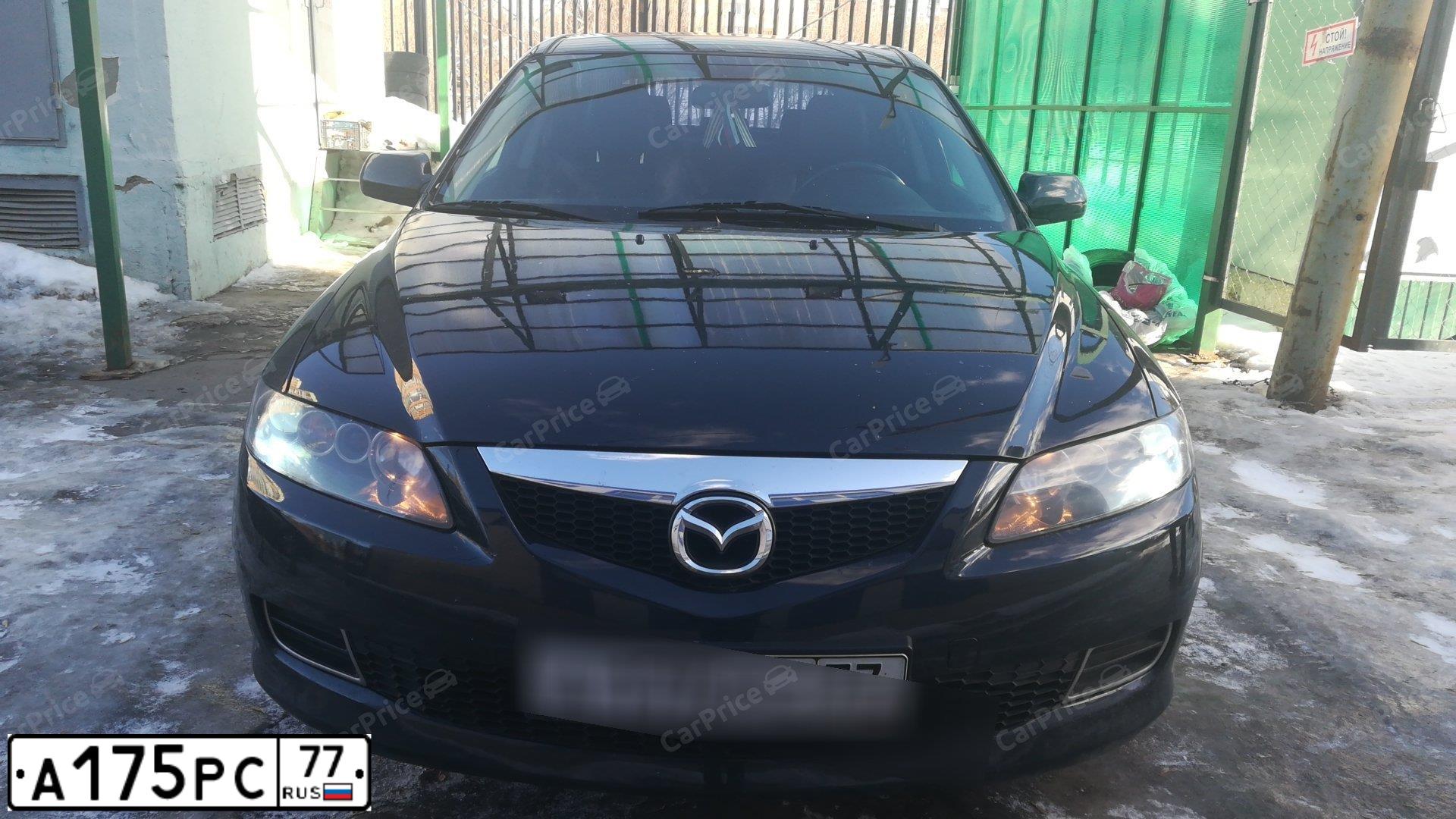 Фото автомобиля MAZDA 6, 2007 — госномер С066ОР76. Цвет: ЧЕРНЫЙ