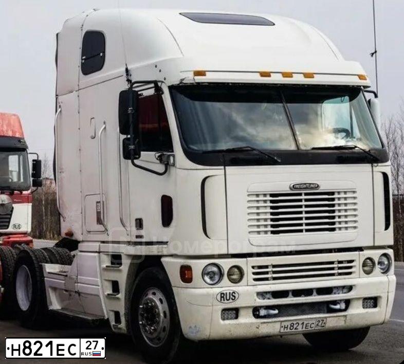 Фото автомобиля FREIGHTLINER ARGOSY, 1999 — госномер О197СУ70. Цвет: БЕЛЫЙ