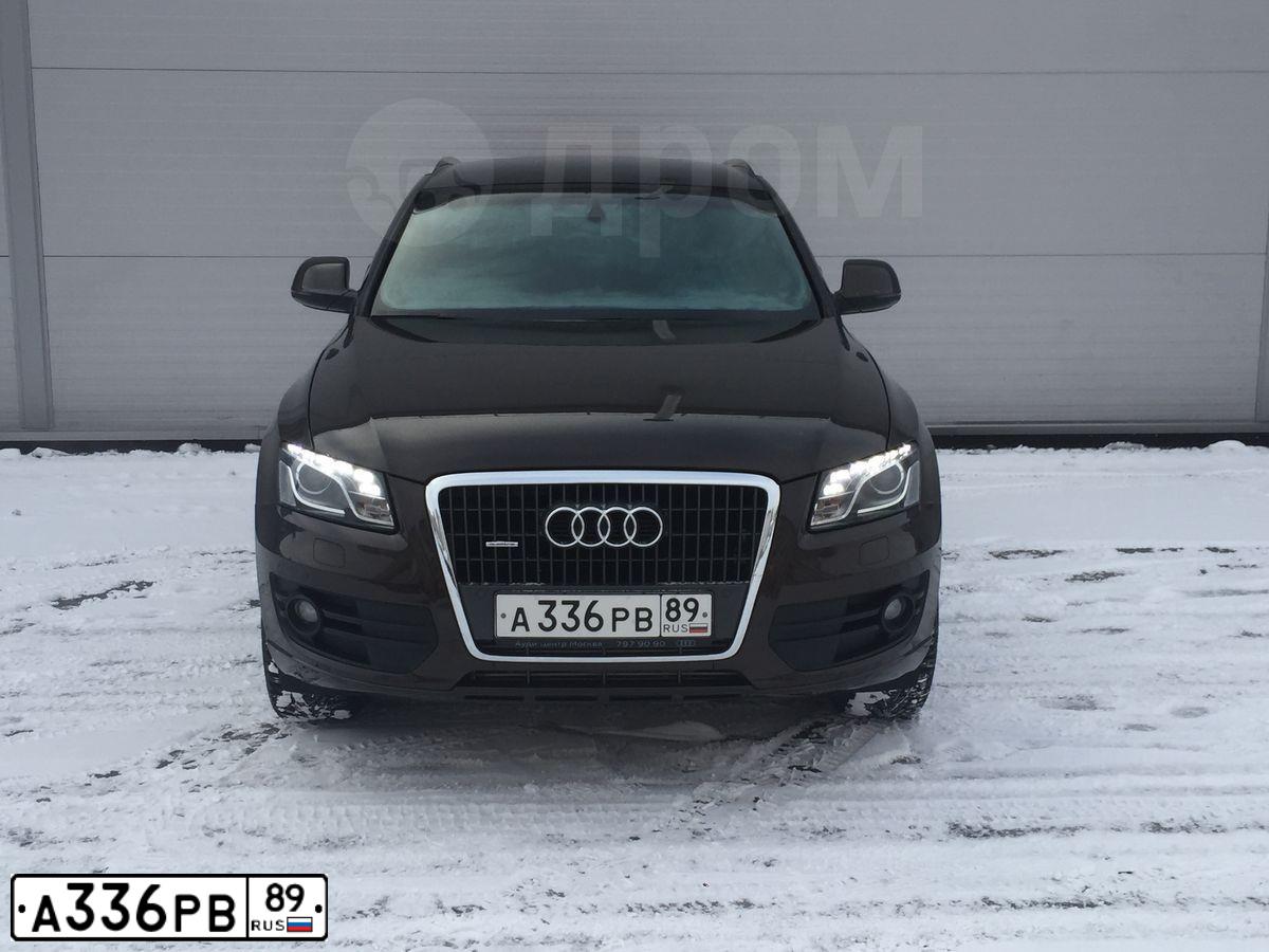 Фото автомобиля AUDI Q5, 2012 — госномер А336РВ89. Цвет: Коричневый