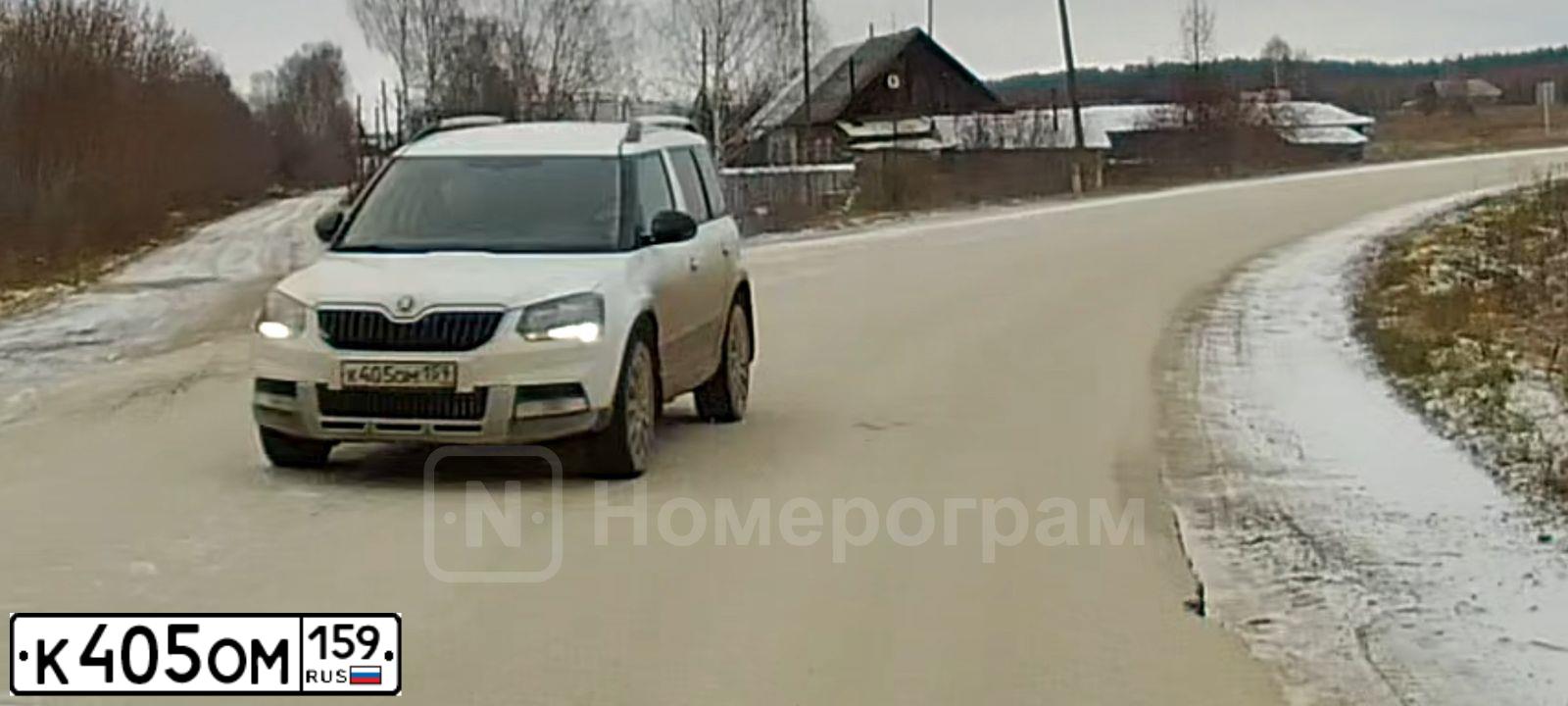 Фото автомобиля SKODA YETI, 2016 — госномер С180ЕЕ159