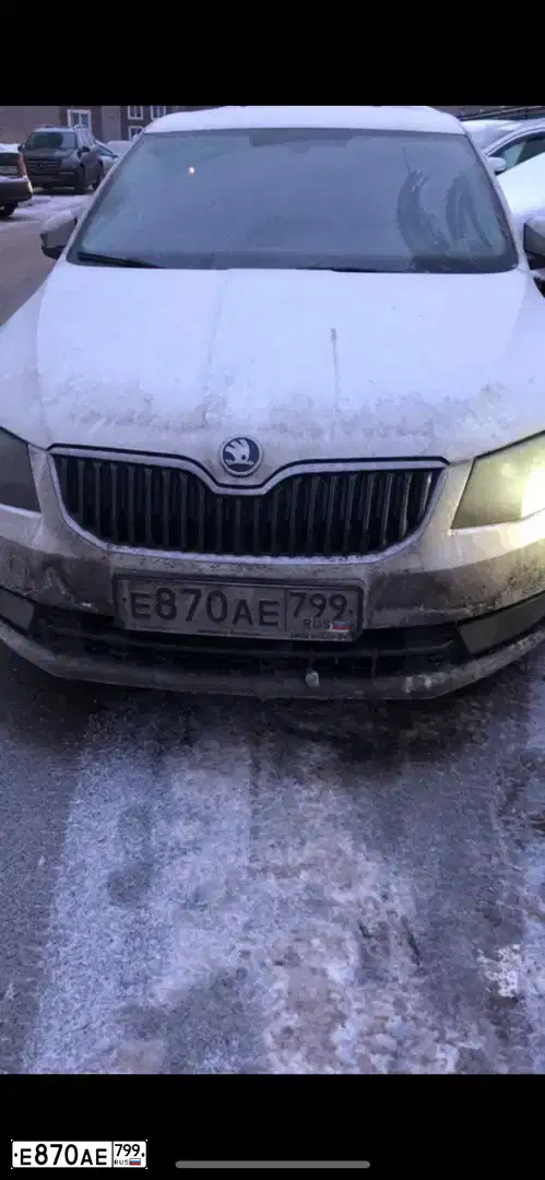 Фото автомобиля SKODA OCTAVIA, 2014 — госномер К960ТХ33. Цвет: Белый