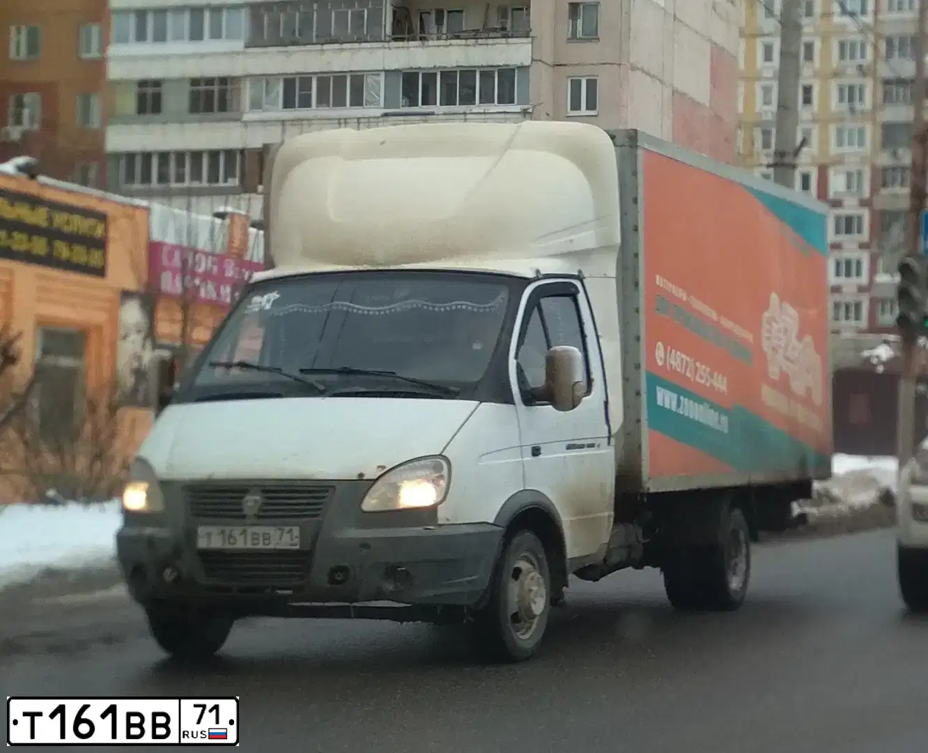 Фото автомобиля GAZ 3302, 2012 — госномер М893УК21. Цвет: Белый