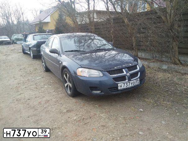 Фото автомобиля DODGE STRATUS, 2003 — госномер Х302ЕР164. Цвет: ТЕМНО-СИНИЙ 