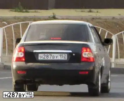 Фото автомобиля LADA 2170 PRIORA, 2010 — госномер Н287ВУ152. Цвет: СИНЕ-ЧЕРНЫЙ
